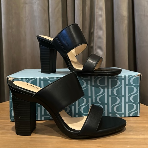 Pashion Footwear Shoes - Pashion Footwear Black Block Heel Sandal